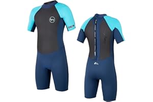 Legacy AXIS 3/2 Junior Wetsuit Shorty Kids Back Zip Entry - Boys & Girls Colours Available