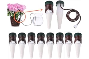 GUANGYU Auto Riego Sistema,Dispositivo de Riego por Goteo, Mioke 10PCS de Cerámica para Plantas Flores Interior Exterior