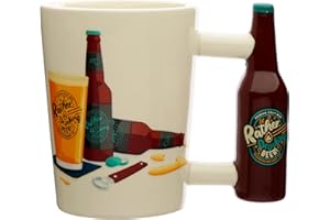 Puckator Mug à Anse Décorée I´d Rather Be Drinking Beer - Pinte de Biére marca