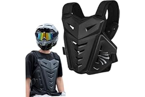 COMEBACHOME Motorradpanzerung, einstellbare Motorrad-Brustpanzerung, Stoßdämpfer-Brustschutz-Motocross-Ausrüstung für Männer Mountain Bike Racing Off-Road