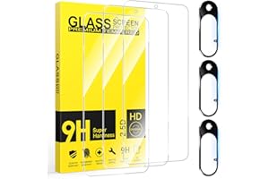 Niphabe 3 Pièces Verre Trempé pour Google pixel 10 5G avec 3 Pièces Caméra Arrière Protecteur, Ultra Résistant Film Protection écran, Sans Bulles Film Protection écran.