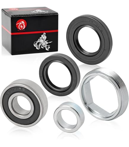 Yamaha Grizzly Wheel Bearing Kit Front Wheel Bearing &amp; Seal Kit For Yamaha Grizzly 350, 400, 450 ATV (2007-2014) - Both Sides Included Grizzly Bear Charm