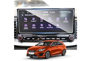 RUIYA 10.25" ochraniacz ekranu nawigacji kompatybilny z Kia Ceed SW GT Line/Proceed GT/XCeed 2022 2023 2024, GPS Touchsen Glass Protective Film HD Screen Protector Akcesoria Kia Ceed