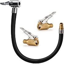 Manguera Para Inflador De Aire - Con Adaptador De 17 Cm Y Válvula De Escape, Para Coches, Bicicletas Y Motos