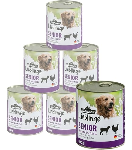 Felmo Comida Húmeda Premium Para Perros Con Carne De Vaca - 6 Latas De 400 G (Total 2400 G) - Sin Cereales, Natural