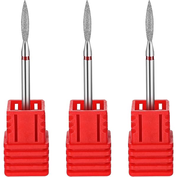 Acycoin2A Nagelhautreiniger-Bits – 2-tlg. Diamant-Feilen Für Elektrische Nagelfeilen | Entfernt Nagelhaut Sanft
