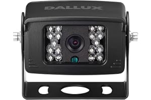 DALLUX Bus Truck Backup Camera Heavy Duty Vehicle Rearview Reverse Waterproof Night Vision Camera for Travel Trailer, Pickup,Van, Oversize Truck, Fifth Wheel RV Campers Motor Home