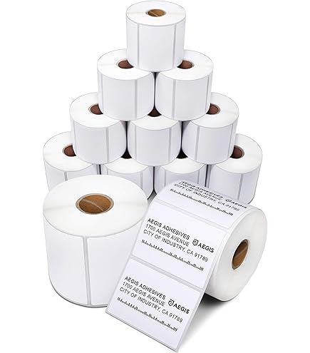 BETCKEY - 6 Rollen Film-Etiketten abziehbar, kompatibel mit S0929120, 25mm x 25mm, 4500 Aufkleber rückstandsfrei leicht ablösbar für 450/4XL Labelwriter