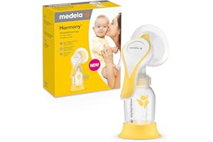 Tire-lait manuel Medela Harmony - Design compact avec téterelle PersonalFit Flex et fonction stimulation