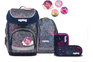 ergobag cubo Set ergonomischer Schulranzen Klassisch 5-teilig 1. Klasse Grundschule