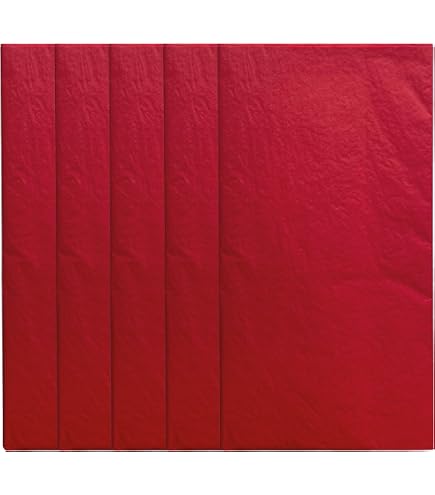 Carta Tissue Bordeaux 500x750mm (20x30) - 1 Foglio Morbido Senza Acidi Per Confezioni Regalo