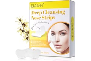 ‎QLIGES Mitesser Nasenstrips, 80Pcs Anti Nosestripes Mitesser, Pore Strips, Poren Reinigung mit Aktivkohle, Entfernen Mitesser und Unreinheiten