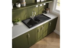 Reginox RL304 CW II White 1.0 Bowl Inset Reversible Ceramic Kitchen Sink