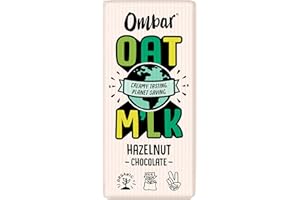 Vegan Chocolate - Ombar Hazelnut Oat M'lk Bar (70g) Organic Fair Trade, Dairy Free Chocolate