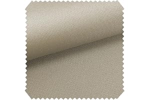 NOVELY® Oxford Sunset 420D - UV-Beständiger Polsterstoff - Wasserdichter Outdoor-Stoff - Polyester Möbelstoff - Pflegeleichte Meterware 1lfm | Farbe: 34 Dunkel Beige