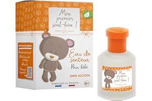 Christine Arbel Mon Premier Sent-Bon Parfum Bébé Fille/Garçon Eau de Senteur sans Alcool, 50 ml Fabriqué en France