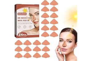 NICERAM protección solar para la nariz, 24 tela algodón suave para protección solar, protección solar multifuncional para la nariz para golf, senderismo, pesca, ciclismo