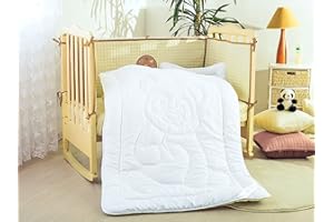 Couette de Qualité 100x135, chaud d'hiver, de Sei Design avec couverture en microfibres - extra doux, respirant et indéformable. Remplissage de haute qualité, fibre creuse siliconée, très douce et lisse. Idéal pour les personnes allergiques.