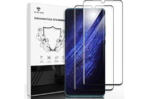 THREE-TREE Schutzfolie für Panzerglas für Huawei P30 Pro / New Edition, 2 Stück [3D-Vollständige Abdeckung] [Sensible Berührung] Display Folie, [9H Härte] [HD Klar] [Anti-Kratzen] Schutzglas für Huawei P30 Pro