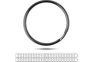 Your Day Mate Stabile Schlüsselringe, aus gehärtetem Stahl, Schlüssel Ringe Schlüsselanhänger, Schlüssel Organisation für Autoschlüssel, Haustürschlüssel, O Ringe, Key Rings rund