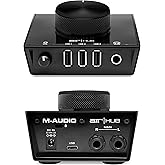 M-Audio AIR|HUB - USB / USB-C Desktop Monitoring Interface mit integriertem 3-Port Hub und Software inklusive MPC Beats & Xpa
