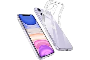 Opkiegrn Handyhülle für iPhone 11 Hülle mit Kameraschutz, [Schutz in Militärqualität] Dünne Weiche TPU Silikon Klare Stoßfest Schutzhülle Case Kompatibel mit iPhone 11 - Transparent