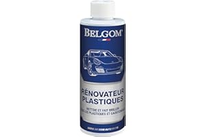 BELGOM 05.0500 rénovateur Plastiques, 500 ML - Il nettoie et Fait Briller l’intégralité des matières Plastiques et des caoutchoucs