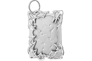 JIYIN Uchwyt na karty fotograficzne, tworzywo sztuczne, nieregularna ramka Kpop, uchwyt na karty Kpop, breloczek na karty, uchwyt na karty, Y2K