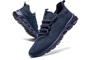 Linenghs Mens Running Trainers Walking Tennis Sports Shoes Gym Outdoor Casual Ligthweight Sneakers
