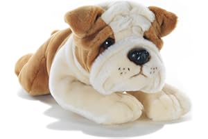 Plush & Company - 05926 - Peluche - Ringhio Chien Bulldog Allongé - 40 cm