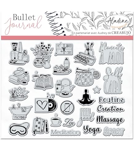 Aladine Kit 67 Tampons Scènes De Noël - Tampons Mousse Et Caoutchouc Pour Scrapbooking Et Carterie