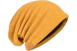 HISSHE Bonnet Homme Bonnet de Ski Homme Tricoter Slouch Calotte Ancien Hip-hop Hiver Chapeau B5001/B011s