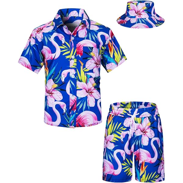 Hawaii Hula-Set Für Kinder – Nachhaltiges Kostüm Aus Recyceltem Polyester, Inkl. Blume & Lei