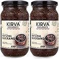 Kirva Organics Natural Gulkand | Damask Rose Petals & Rock Sugar - Kesar Elaichi - 500gm (500gm x 2)