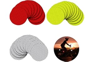 halit 30 Pcs Safety Reflective Strips,Reflective Tape，Reflective Stickers for Clothing,Bike Reflectors Night Visibility Waterproof for Vehicle, Bicycles, Motorcycles,Clothing