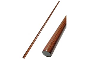 TEKKA BUDO Jo Bâton en chêne rouge 127 cm – Bâton d'entraînement en bois – Aïkido, Iaido, Kempo, Kobudo, arts martiaux