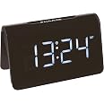 TFA Dostmann Réveil Radio-Piloté ICON 60.2543.05 - Horloge Numérique Avec LED Rouges