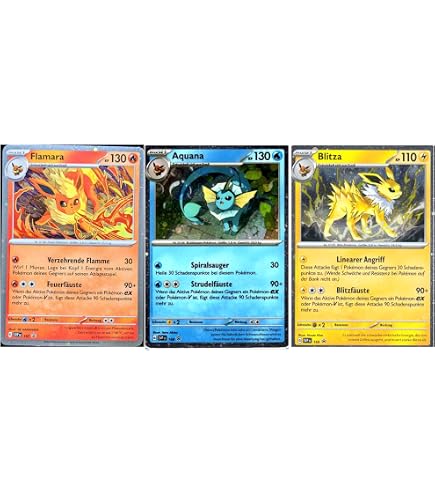 3er Set Shiny Pokémon Promo-Karten – Hefel, Gruff & Mobtiff, Deutsch, Limitierte Edition