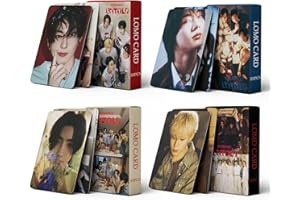 SKLTN 4Set/220Pcs Enhypen Photocards Romance : Untold Cards Nouvel Album Cards Mini Merch Photo Cards Enhypen Poster Cards pour Fans