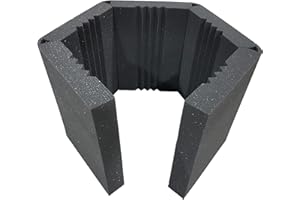 Pro-coustix flexisorb Large table top flexible portable reflection filter, microphone isolation shield acoustic screen with variable acoustic effect.