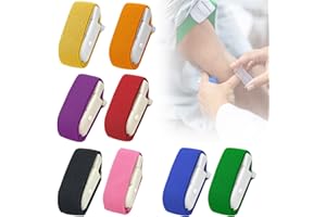 SYLANDA 8 pezzi di tubo Stauschung, Venenstauer, Tourniquet, indipendente con fibbia, per esterni, fast Tourniquet con sistema di chiusura unico, per interni ed esterni (8 colori)