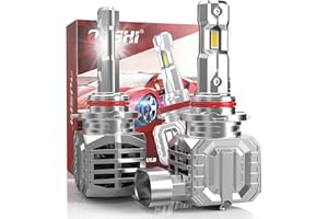 OUSHI 9005 LED Headlight Bulbs, 110W 20000 LM Per Pair Extremely Fast Cooling Super Bright HB3 LED Headlights Conversion Kit Waterproof 6500K Xenon White, Pack of 2
