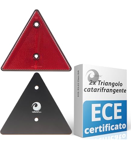 Riflettori ETUKER Da 2 Pezzi - Diametro 6 Cm, Gialli, Omologati E-Mark, Per Rimorchio, Camion E Barca - Foto 2