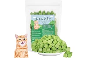OSDUE Golosina de Hierba Gatera para Gatos, 100g Snack Liofilizado con Hierba Gatera para Limpiar los Dientes, Palillo Masticable para Gatos Favorecer Digestión y Absorción, Cat Grass Teething Stick