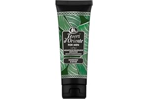 Tesori d'Oriente Crème de douche pour le corps et les cheveux « Vetiver & Bois de santal » | Pour homme | Crème de douche aromatique pour le corps et les cheveux | Rituel pour le corps et les sens |