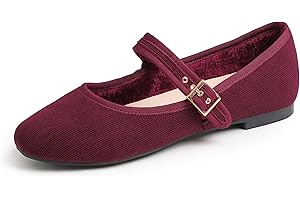 Feversole Ballerina Pelle Scamosciata Colorata con Cuscino in Memory Foam per amaretti da Donna