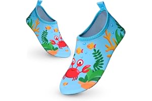 YloveM Kleinkind Schwimmschuhe Kinder Wasserschuhe Mädchen Jungen Kinder Beachschuhe rutschfeste Aquaschuhe Strandschuhe für Baby Strand Schwimmbad Surfen Garten Beach Pool