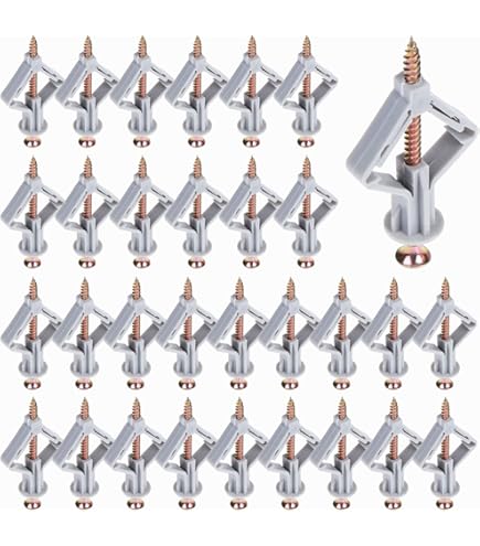 50 stuks holle ruimtedübels met schroeven, Butterfly