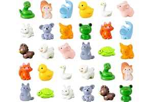 lomdung 30 stycken minihartsdjur, harts minifigurer, 15 stilar minifigurer djur, miniatyrer för landskapsträdgårdar gör-det-s