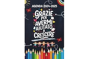 Agenda 2024 2025: Regalo Maestra fine Anno insegnante Elementare Asilo Infanzia , Originale